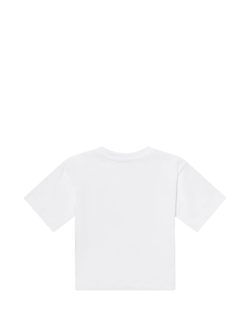 T-shirt bianco per bambino HUM05PLAA23 10101 Moschino Kids 