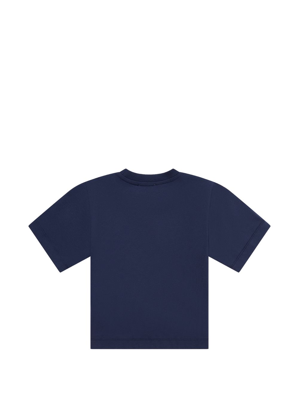 T-shirt blu navy per bambino HUM05PLAA23 40016 Moschino Kids 
