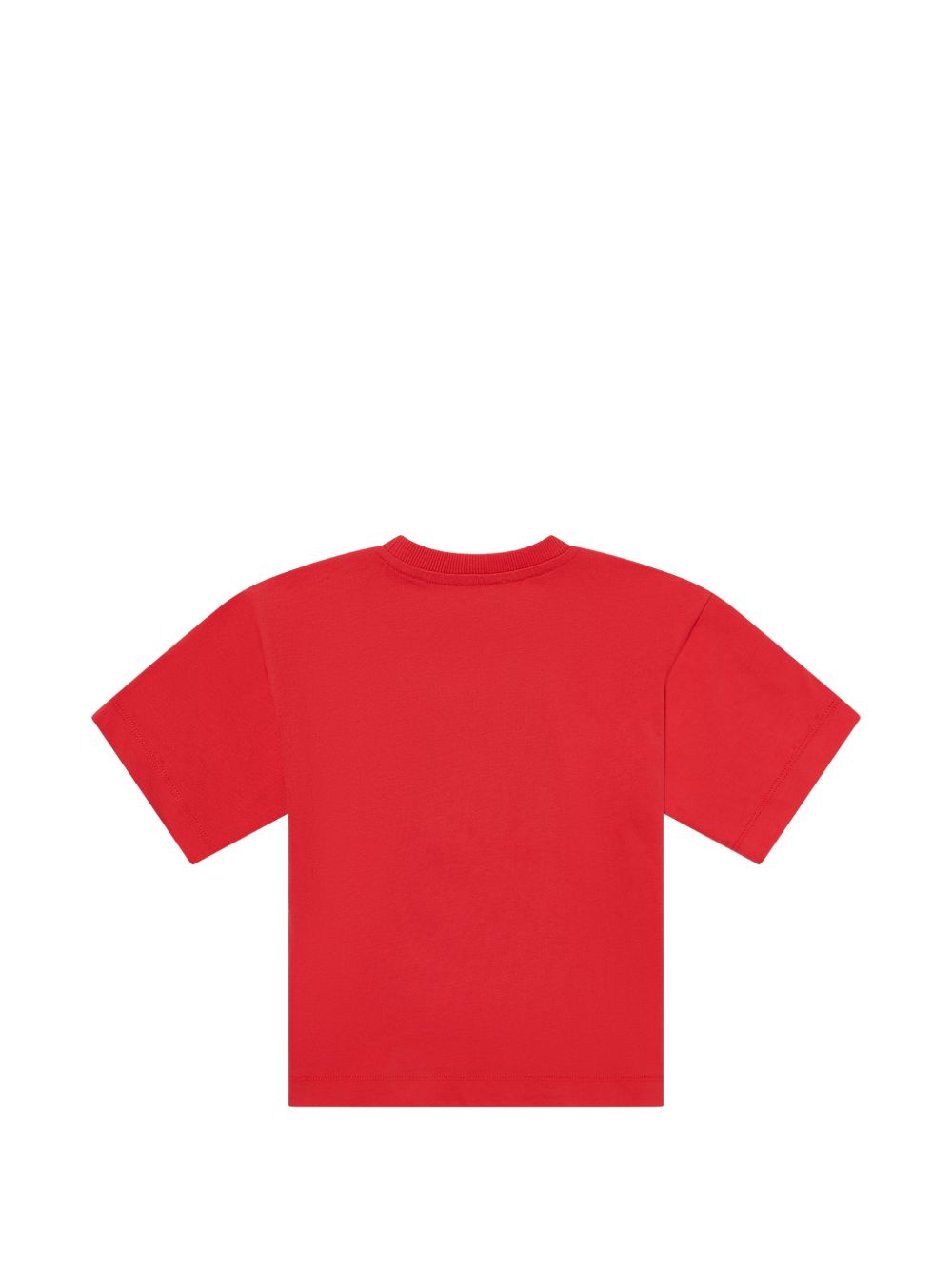 T-shirt rosso per bambino HUM05PLAA23 50109 Moschino Kids 
