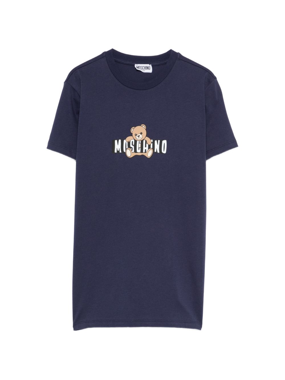 T-shirt blu navy per bambino HZM058LAA03 40016 Moschino Kids 
