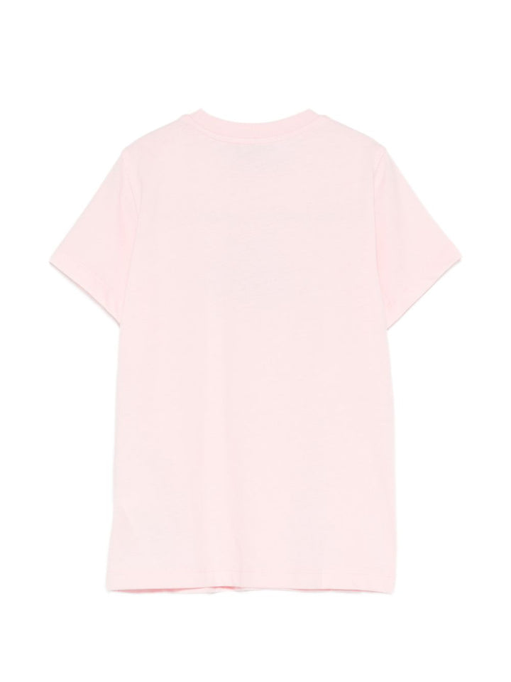 T-shirt rosa per bambino HZM058LAA03 50209 Moschino Kids 