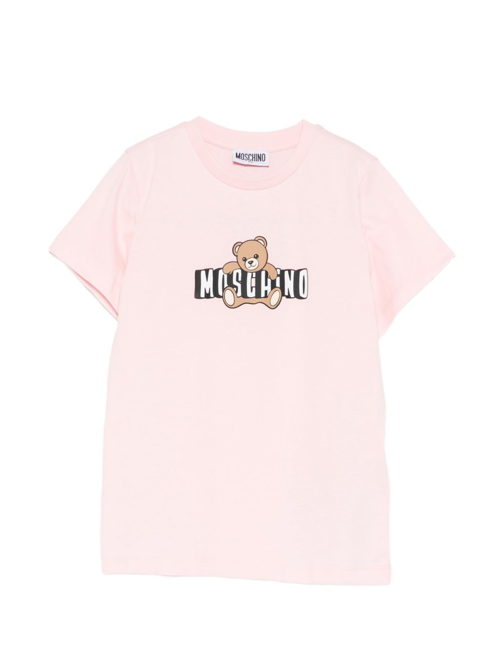 T-shirt rosa per bambino HZM058LAA03 50209 Moschino Kids 