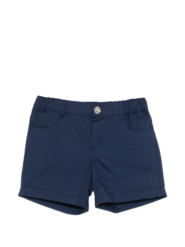 Bermuda blu navy per neonato MNQ00RLLA10 40016 Moschino Kids 