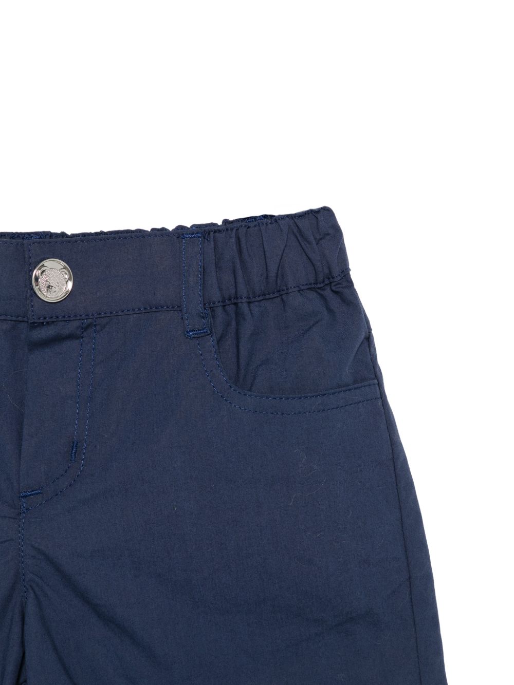 Bermuda blu navy per neonato MNQ00RLLA10 40016 Moschino Kids 