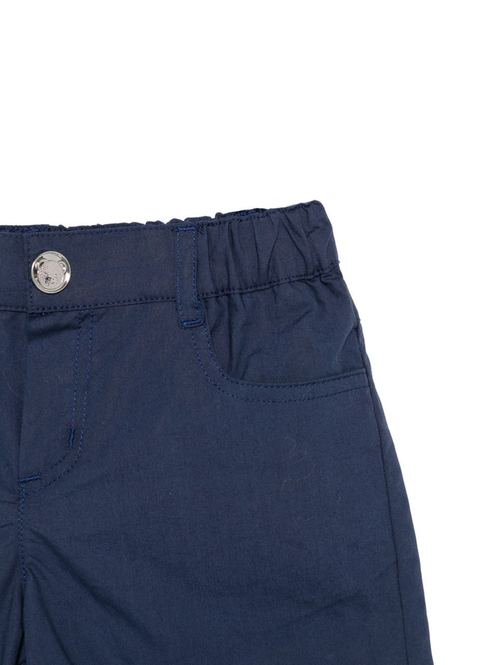 Bermuda blu navy per neonato MNQ00RLLA10 40016 Moschino Kids 