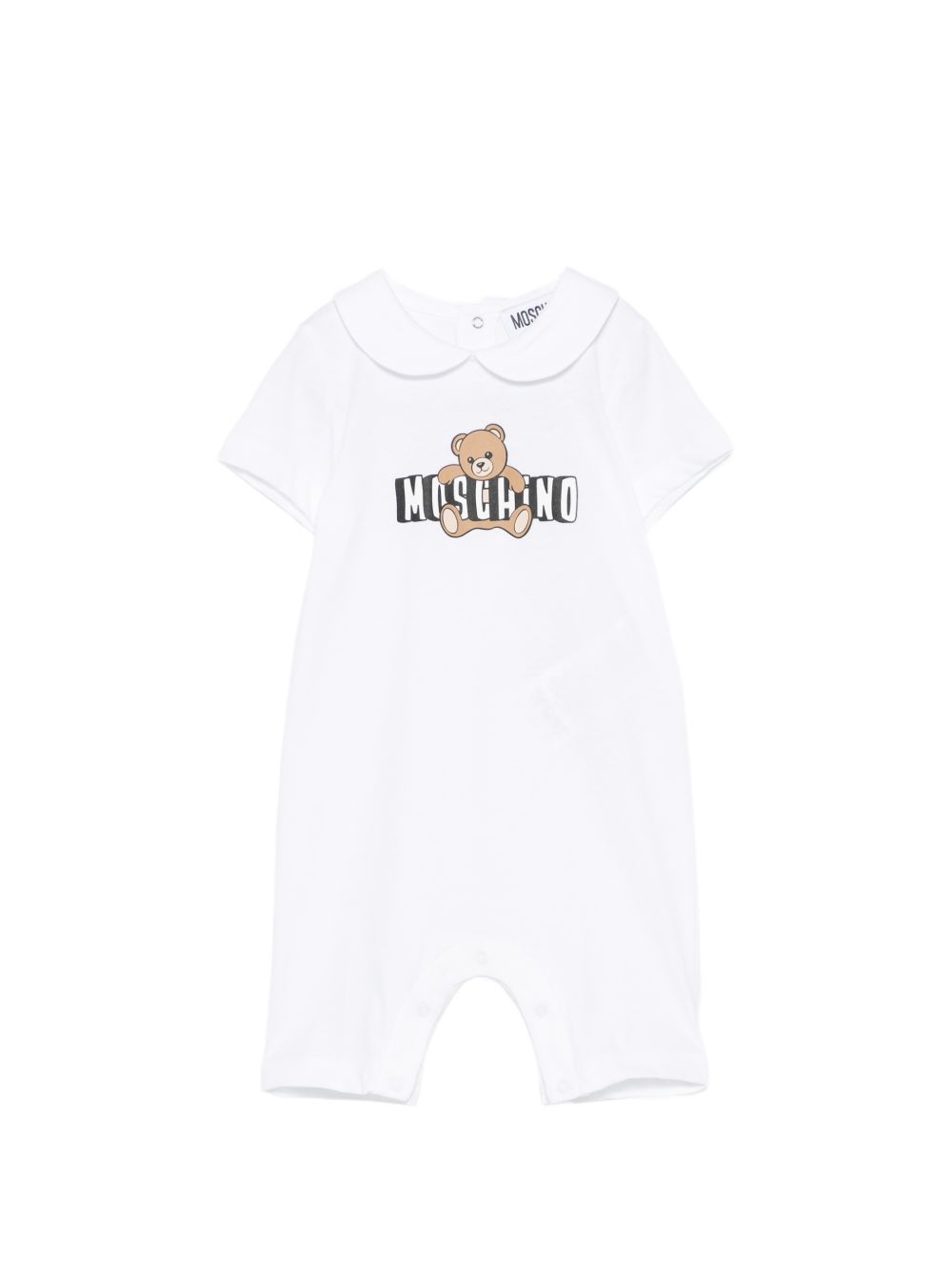 Tutina bianca per neonato MNY03YLAA03 10101 Moschino Kids 
