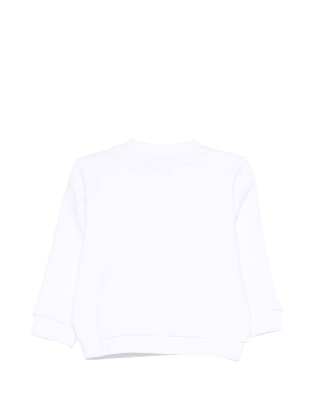 Felpa bianca per neonato MTF060LCA89 10101 Moschino Kids 