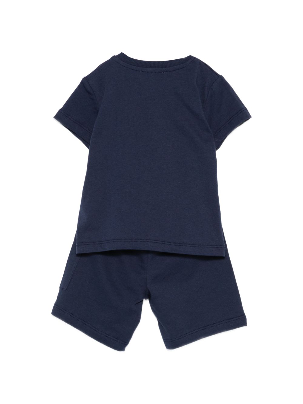 Completo blu navy per neonato MUG01ULCA19 40016 Moschino Kids 
