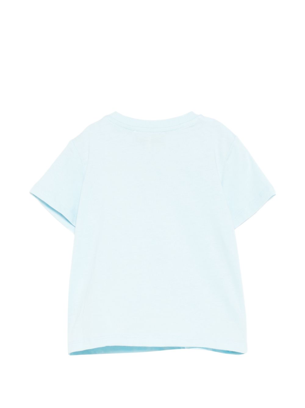T-shirt celeste per neonato MUM04OLAA24 40304 Moschino Kids 