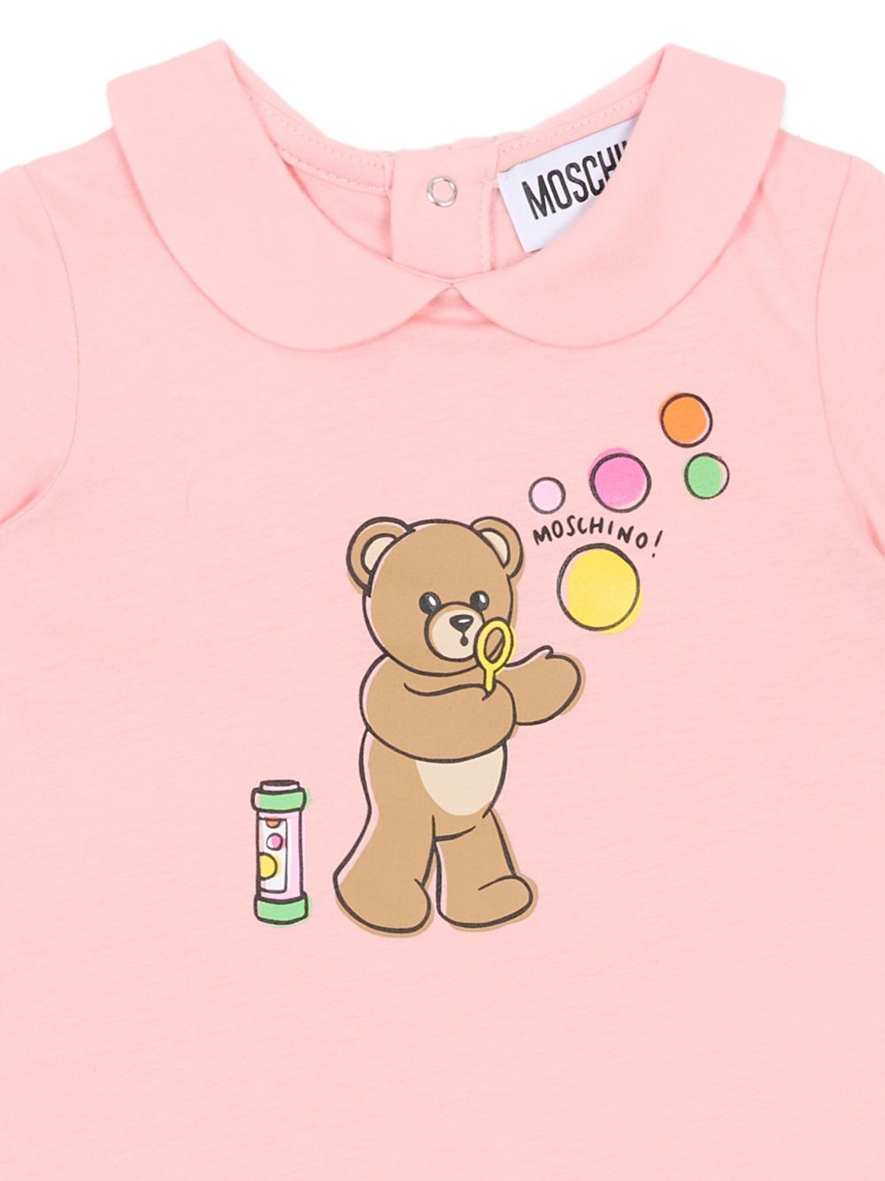 Tutina rosa chiaro per neonata MUT04MLAA03 50209 Moschino Kids 