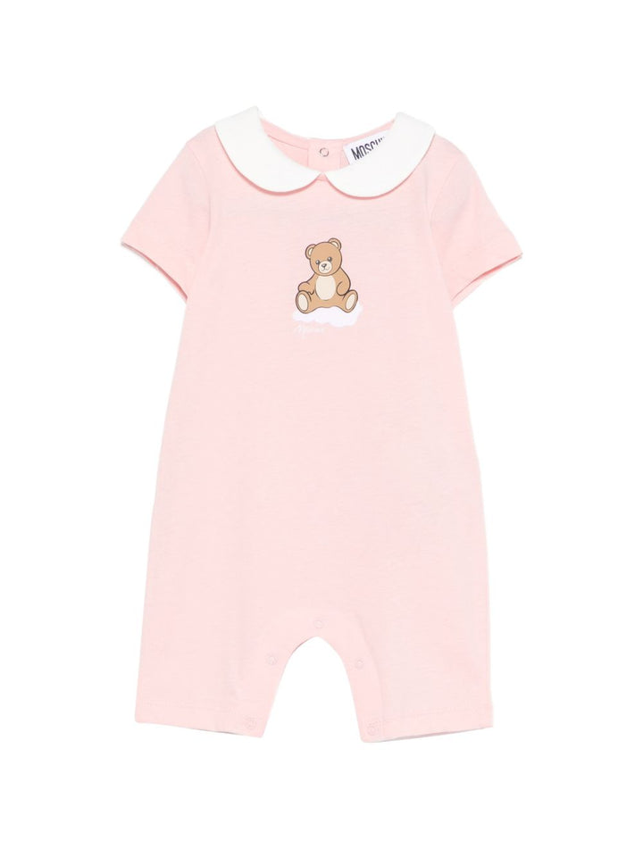 Tutina rosa chiaro per neonata MUT04NLAA03 50209 Moschino Kids 