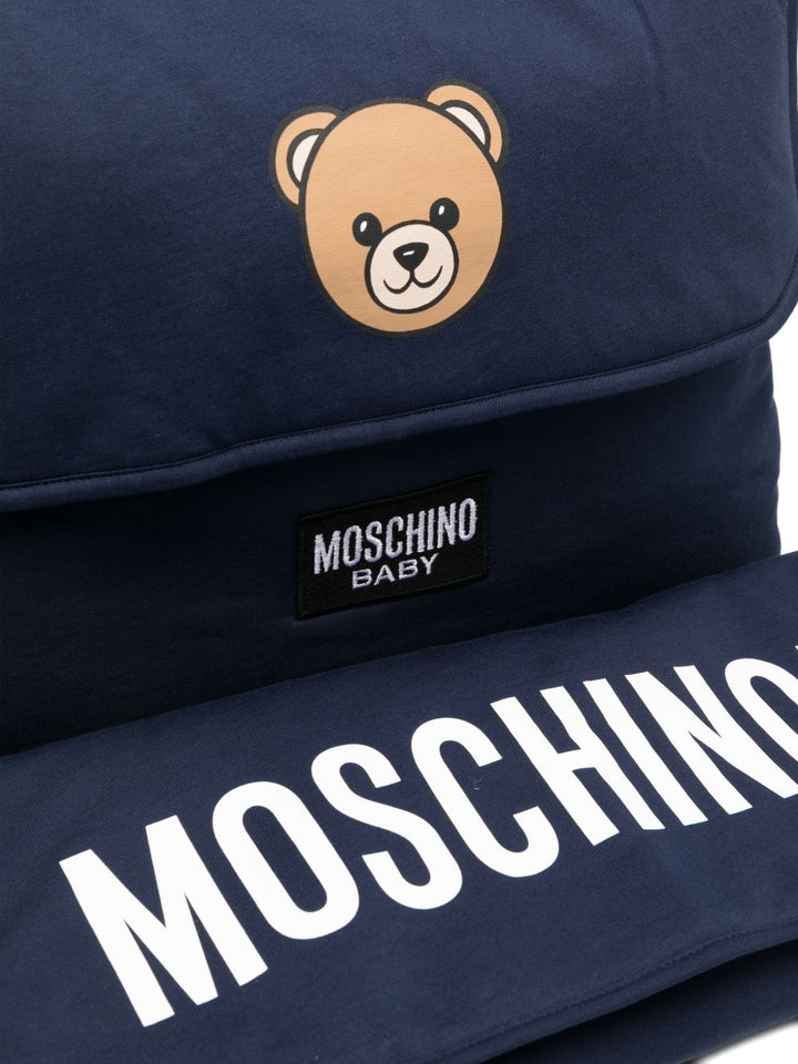 Borsa mamma blu navy MUX05VLCA19 40016 Moschino Kids 
