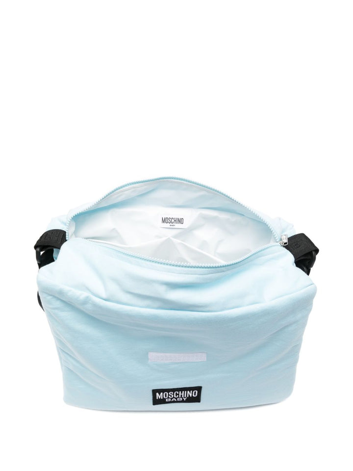 Borsa mamma azzurra MUX05VLCA19 40304 Moschino Kids 