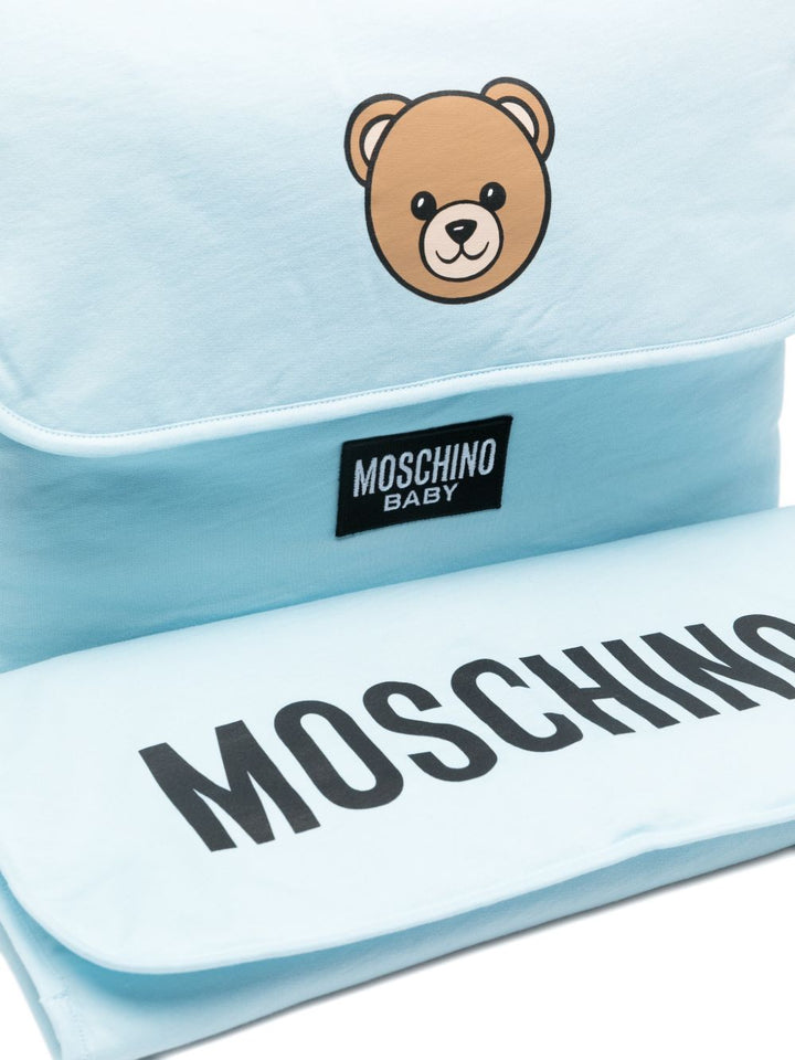 Borsa mamma azzurra MUX05VLCA19 40304 Moschino Kids 