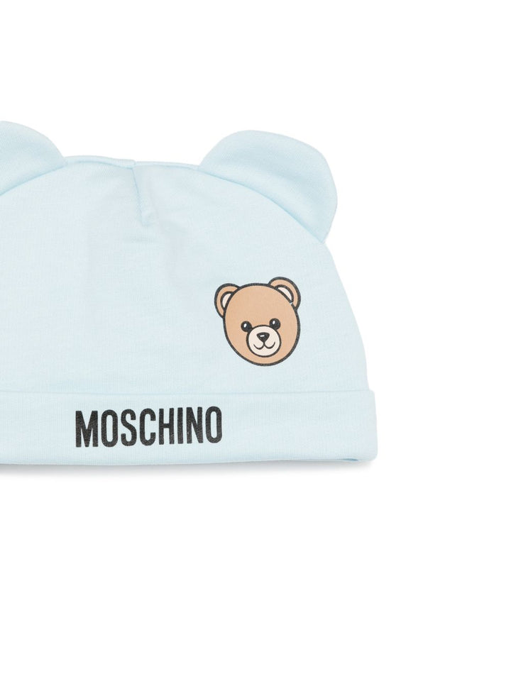 Tutina azzurra per neonato MUY097LCA19 40304 Moschino Kids 