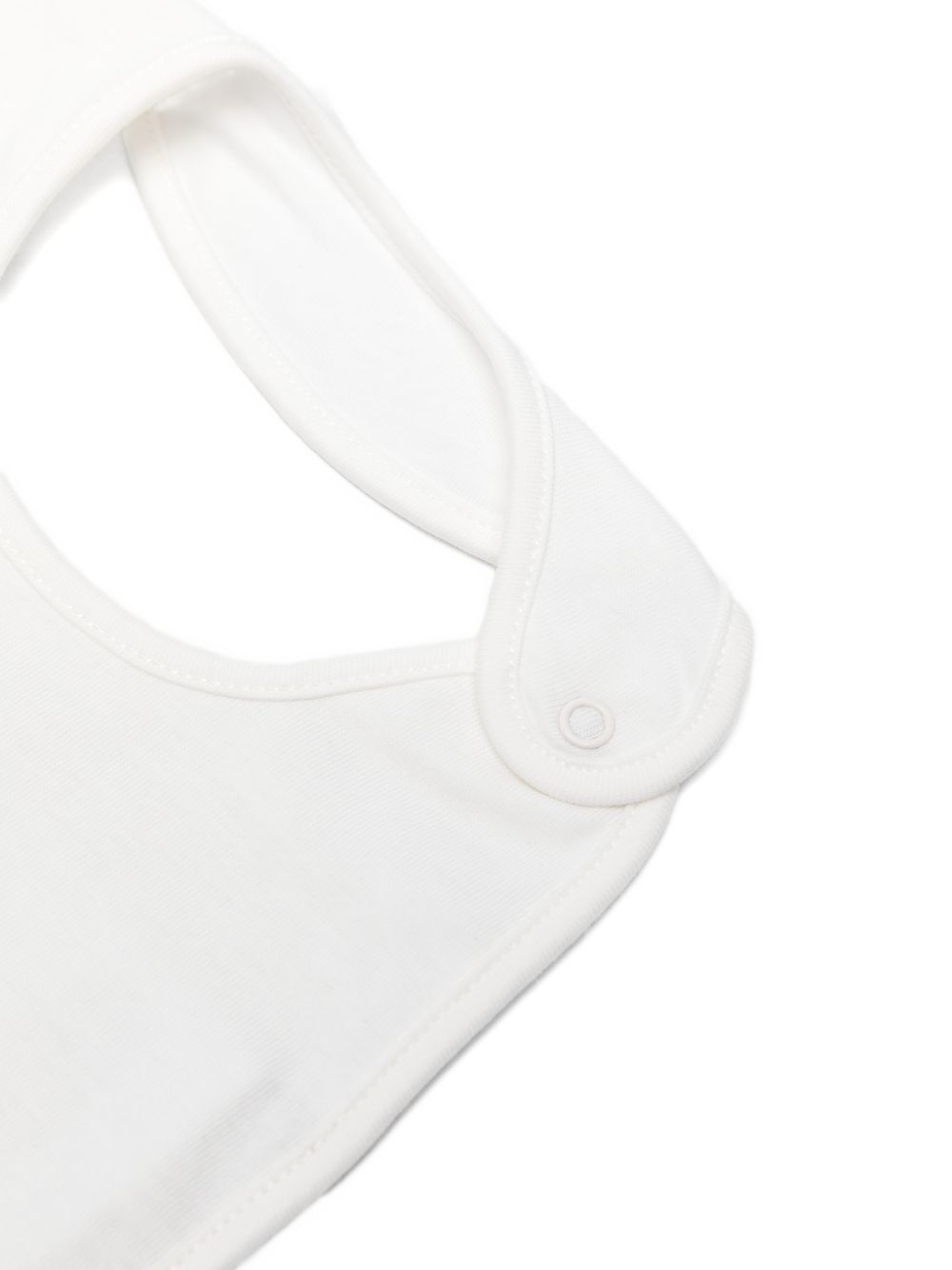 Kit cappello/bavetta bianco per neonato MUY099LCA19 10063 Moschino Kids 