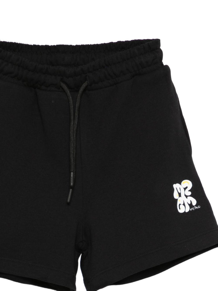 Bermuda nera per bambino S6MSJBBE249 110 Msgm Kids 