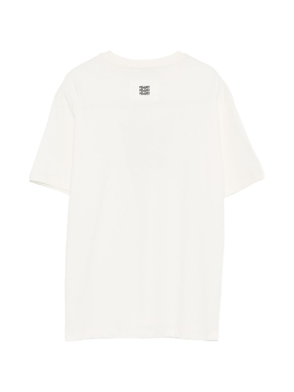 T-shirt crema per bambino S6MSJBTH227 013 Msgm Kids 