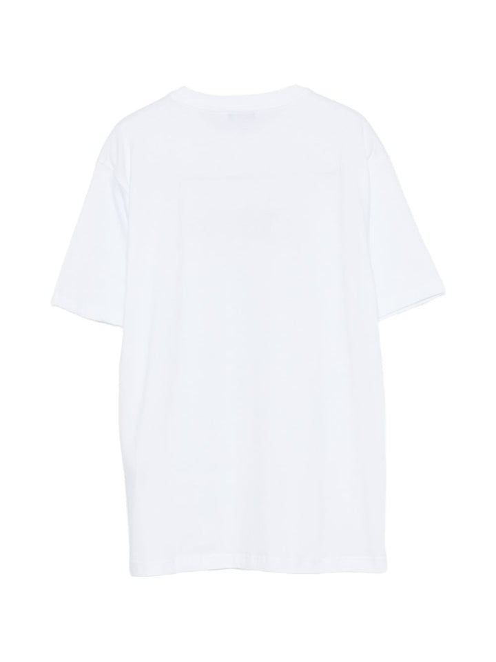 T-shirt bianca per bambino S6MSJBTH251 001 Msgm Kids 