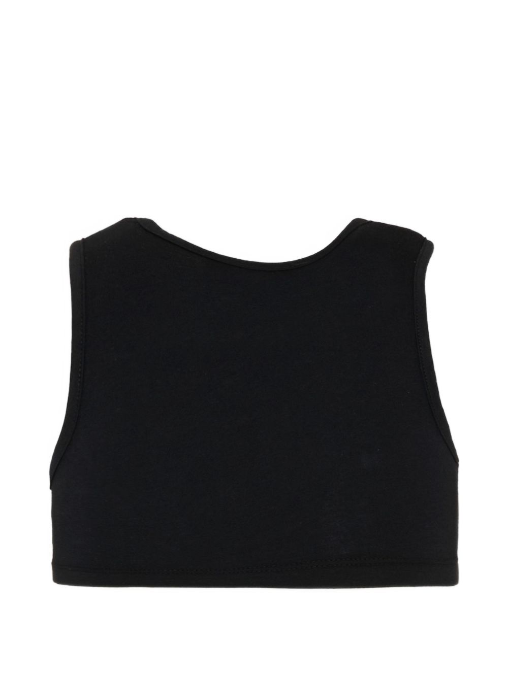 T-shirt nera per bambina S6MSJGTO011 110 Msgm Kids 
