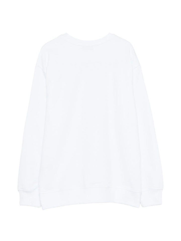 Felpa bianca per bambino S6MSJUSW007 001 Msgm Kids 
