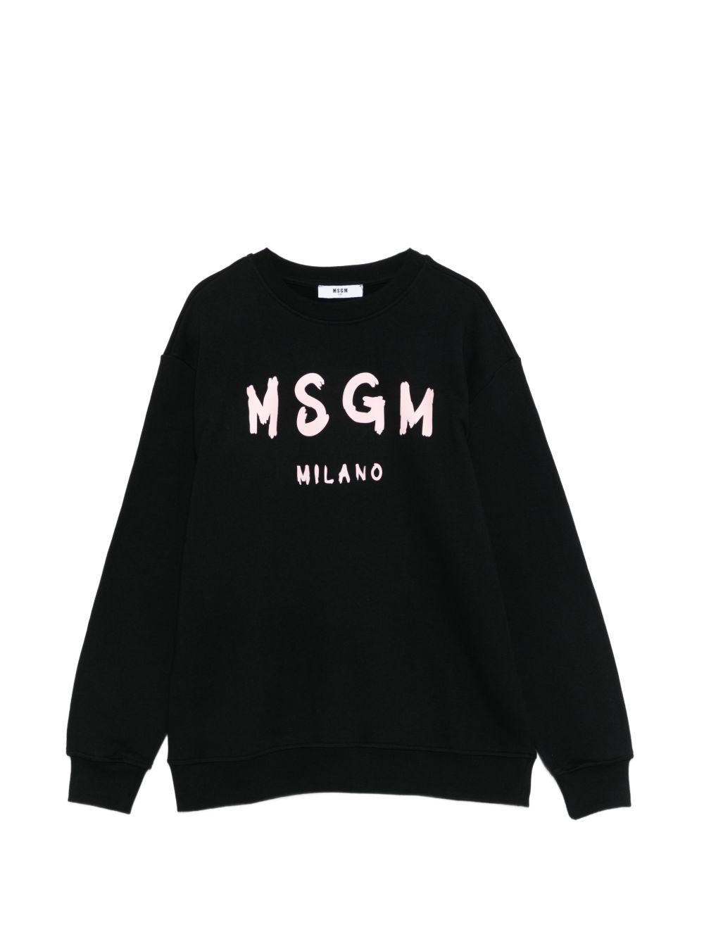 Felpa nera per bambino S6MSJUSW007 110 Msgm Kids 