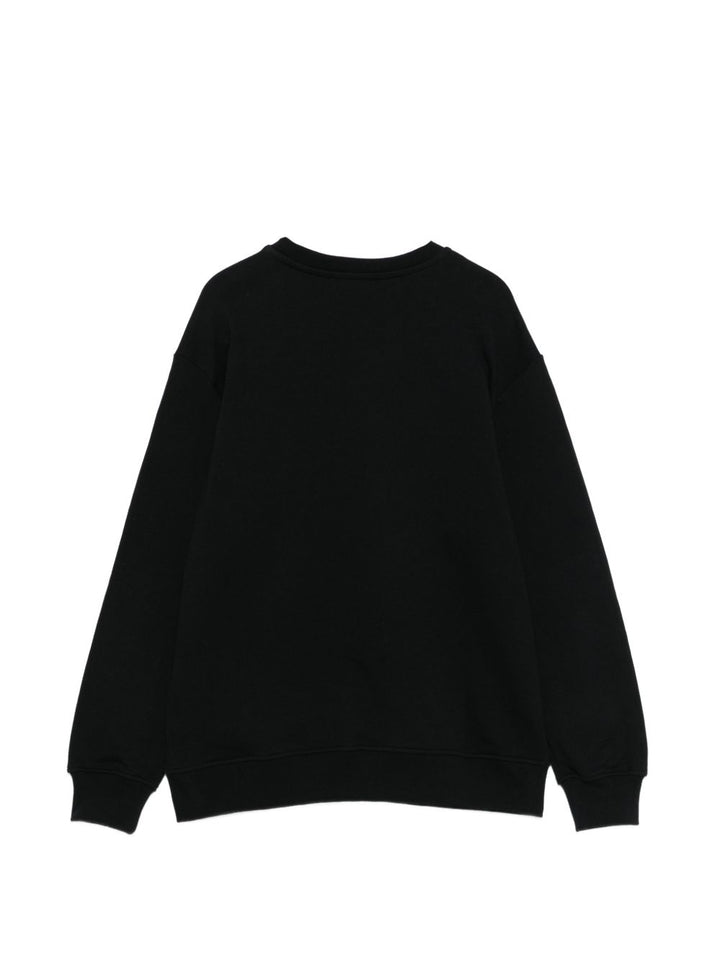 Felpa nera per bambino S6MSJUSW007 110 Msgm Kids 
