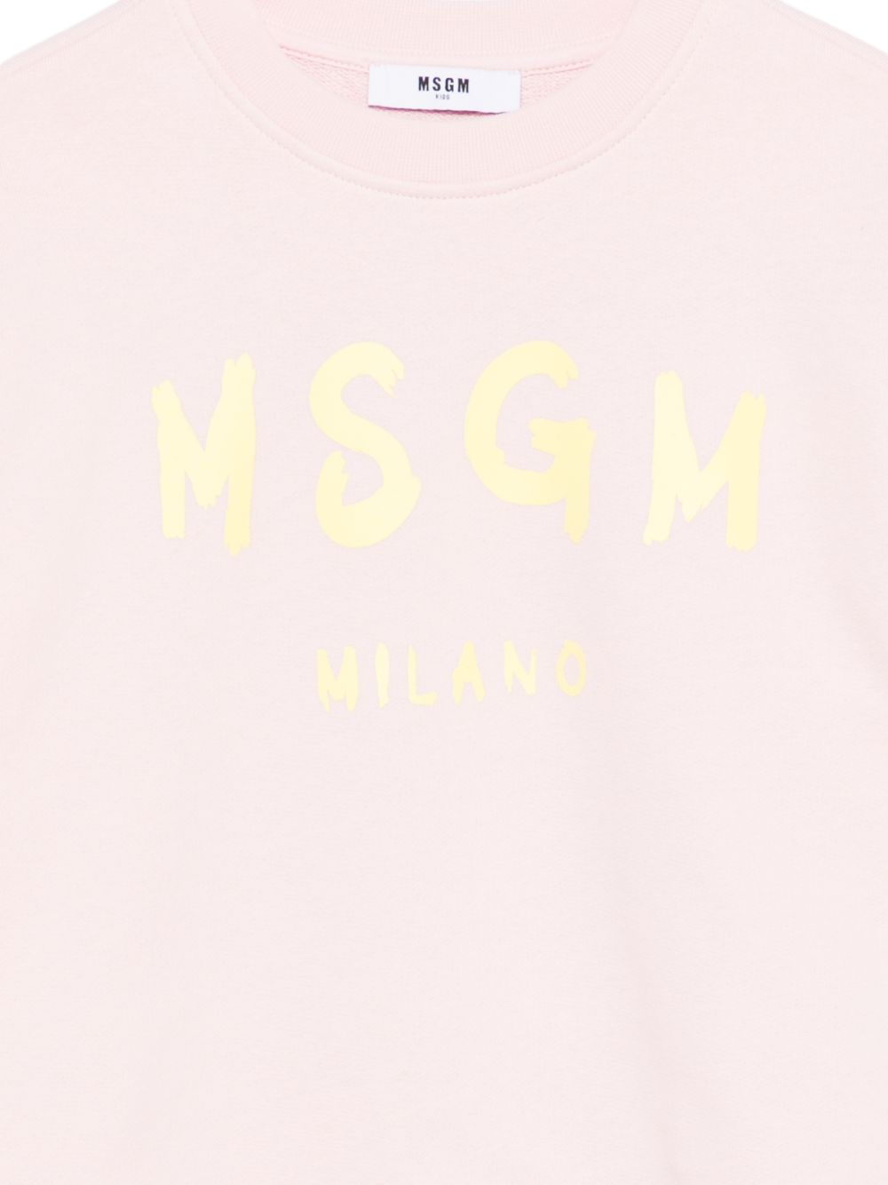 Felpa rosa per bambino S6MSJUSW007 MS076 Msgm Kids 