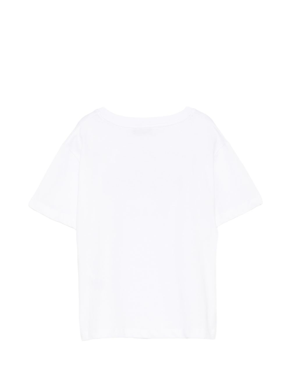 T-shirt bianca per bambino S6MSJUTH001 001 Msgm Kids 