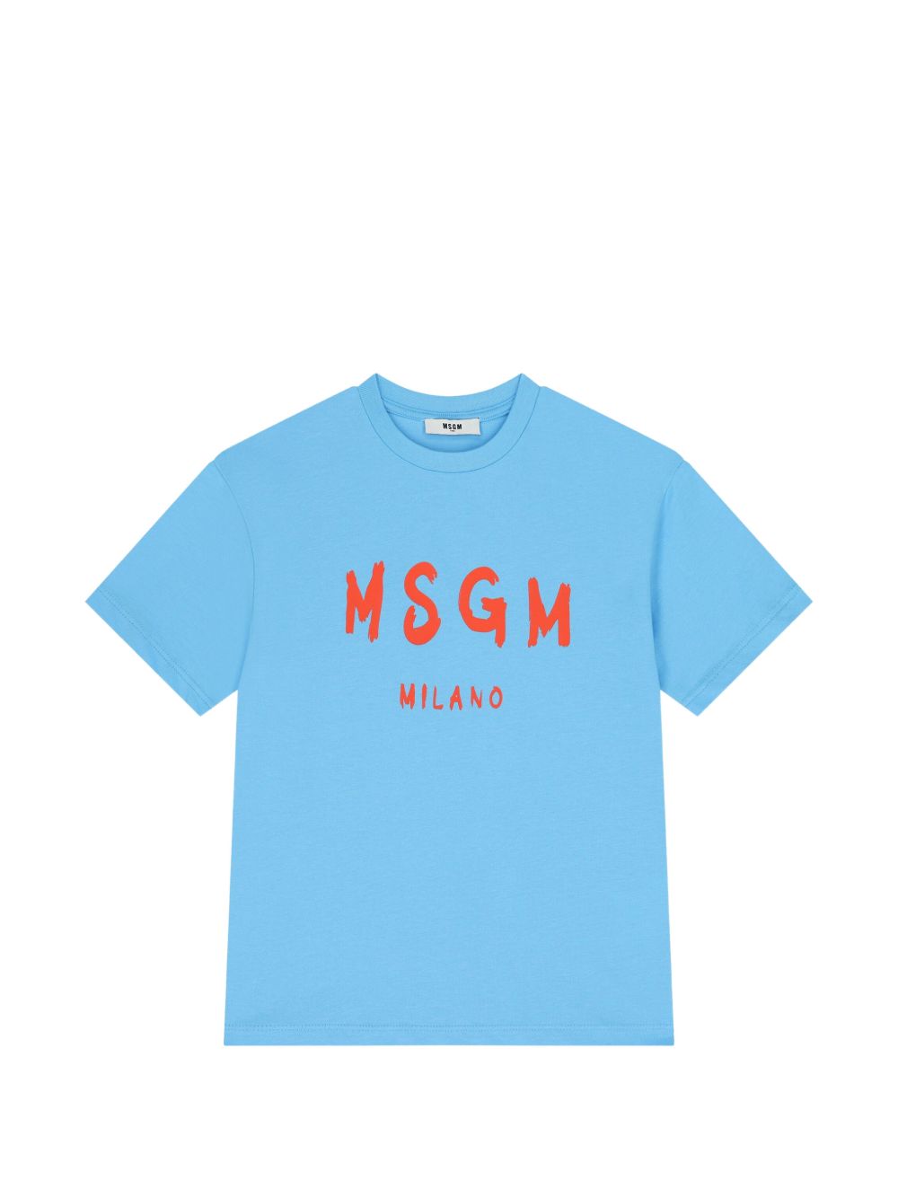 T.shirt blu per bambino S6MSJUTH001 MS073 Msgm Kids 