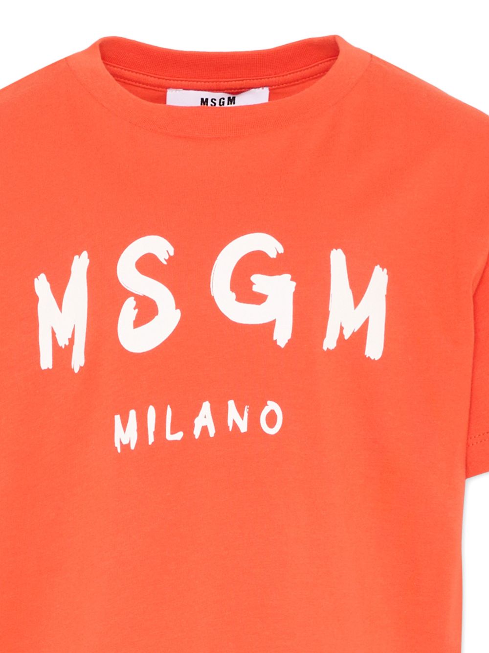 T-shirt rossa per bambino S6MSJUTH001 MS074 Msgm Kids 