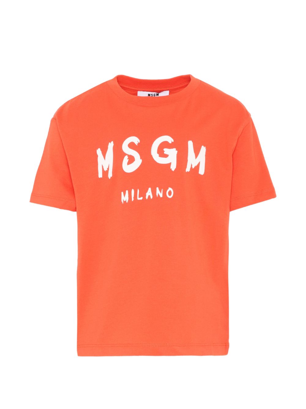 T-shirt rossa per bambino S6MSJUTH001 MS074 Msgm Kids 