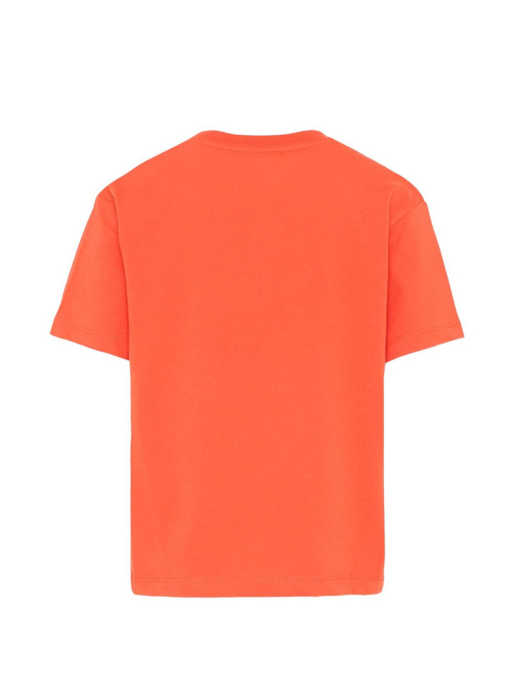 T-shirt rossa per bambino S6MSJUTH001 MS074 Msgm Kids 
