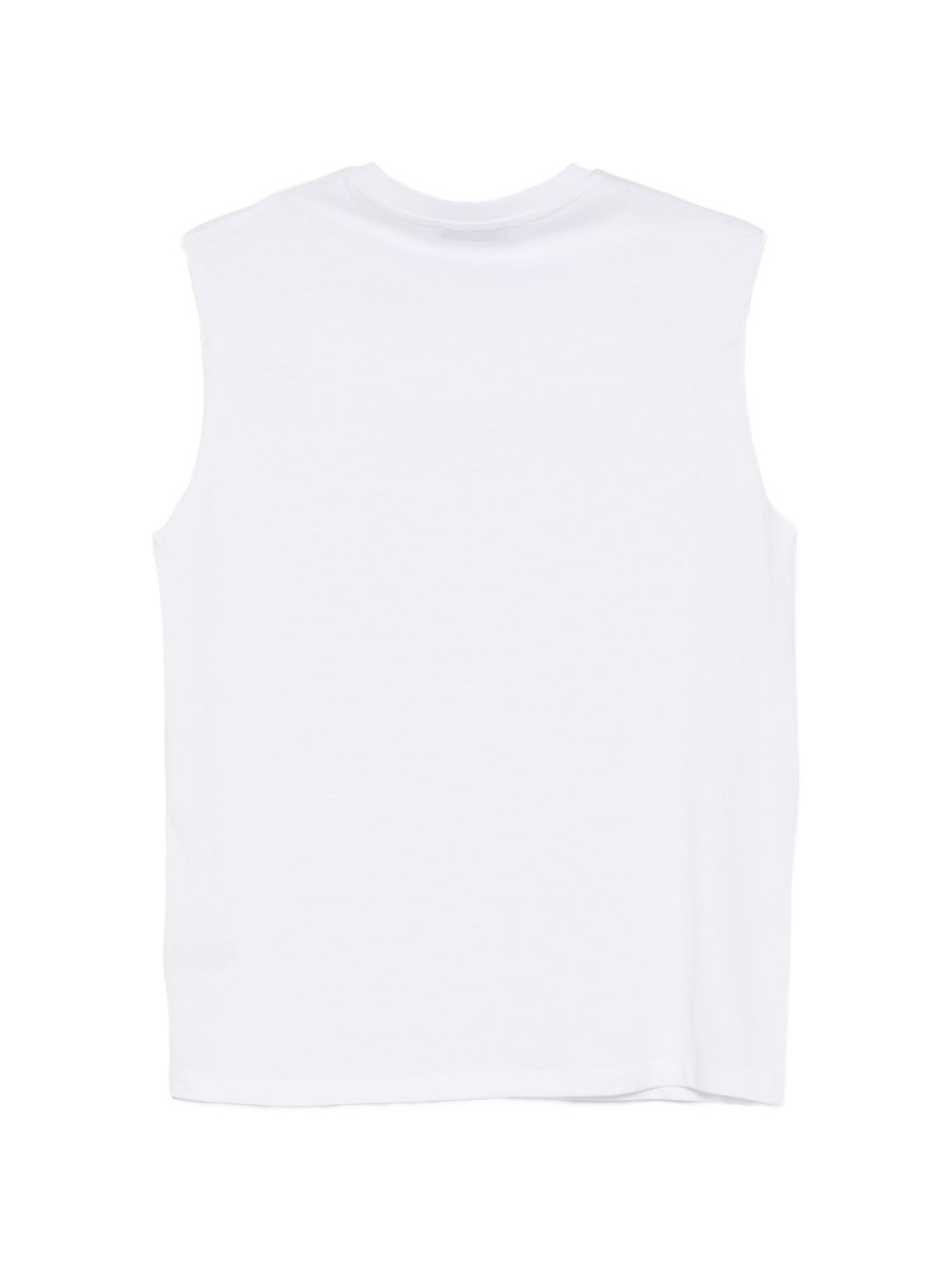 T-shirt bianca per bambino S6MSJUTH069 001 Msgm Kids 