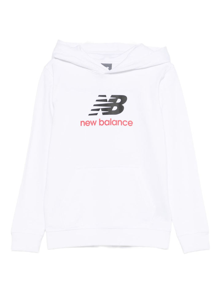 Felpa bianca per bambino LAKB0273 BWE New Balance Kids 