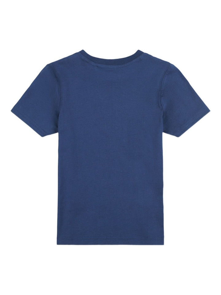 T-shirt blu per bambino LAKB0297 NNY New Balance Kids 