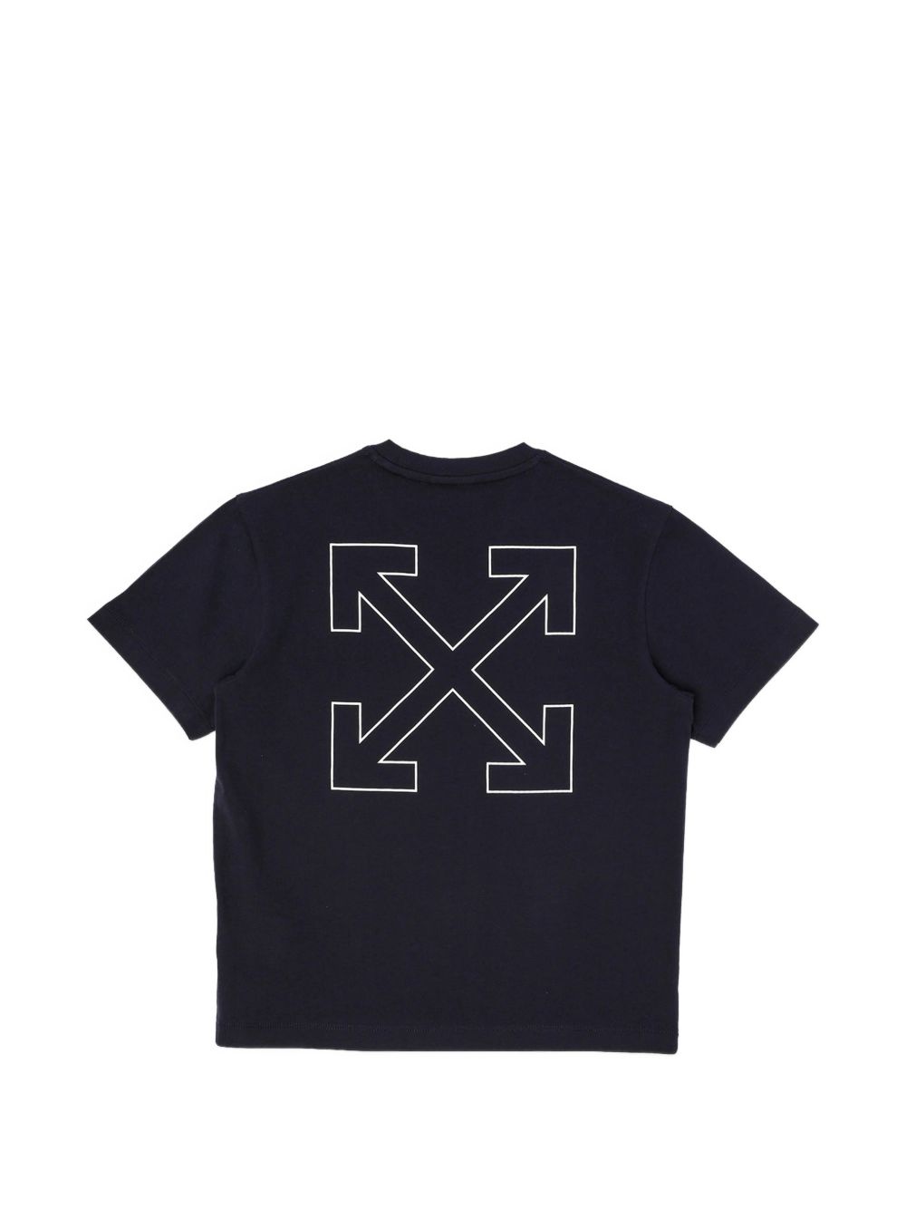 T-shirts bianca/nera per bambino OB2B001S26JER001 9060 Off White Kids 