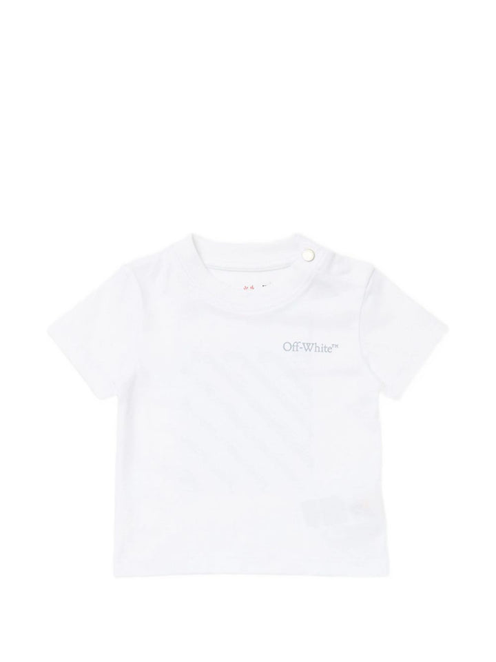 Completo bianco/azzurro per neonato OB2X007S26JER001 1000 Off White Kids 