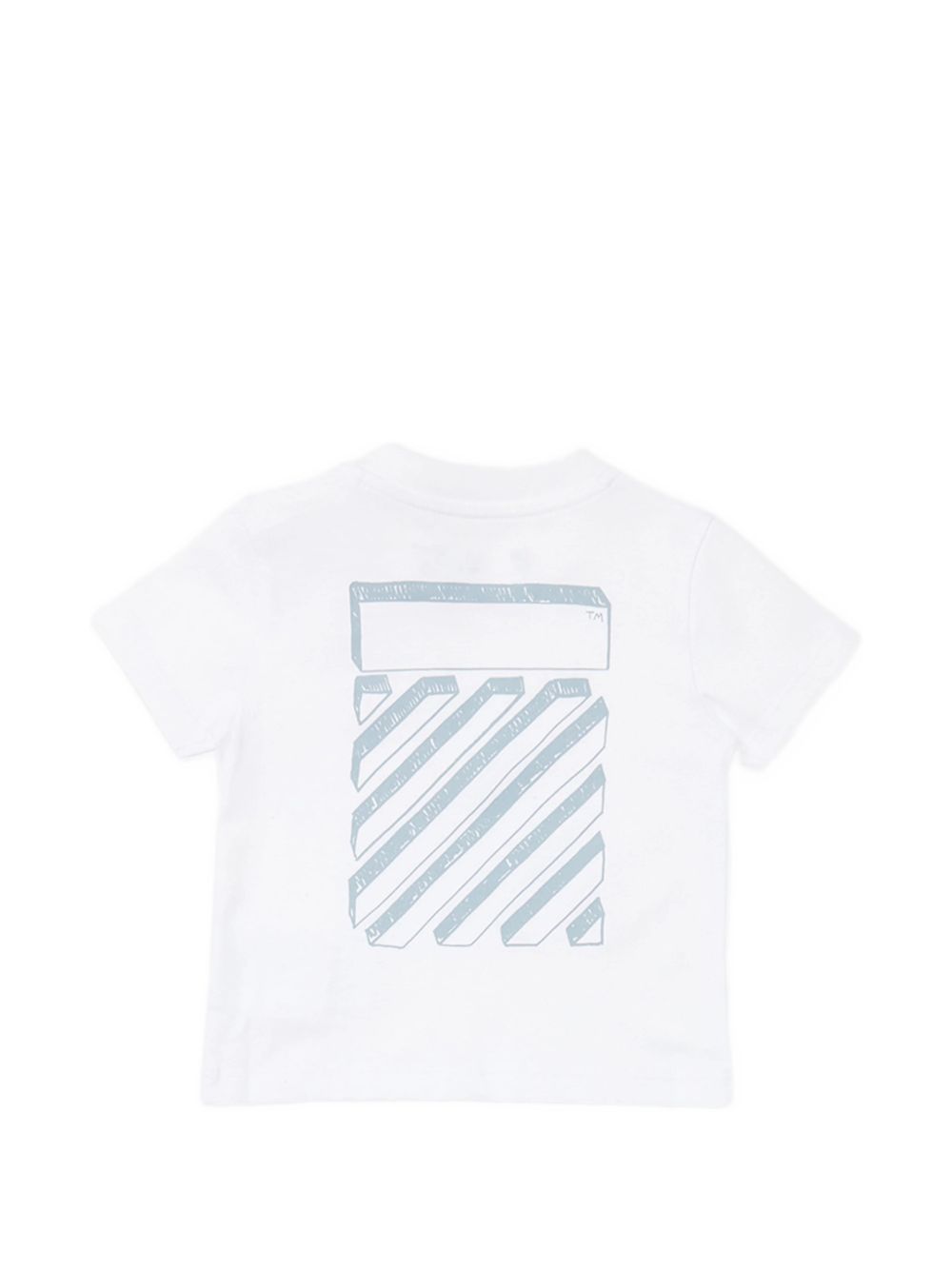 Completo bianco/azzurro per neonato OB2X007S26JER001 1000 Off White Kids 