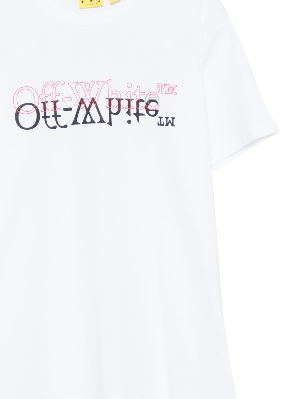 T-shirt bianca per bambino OBAA002S26JER001 1000 Off White Kids 