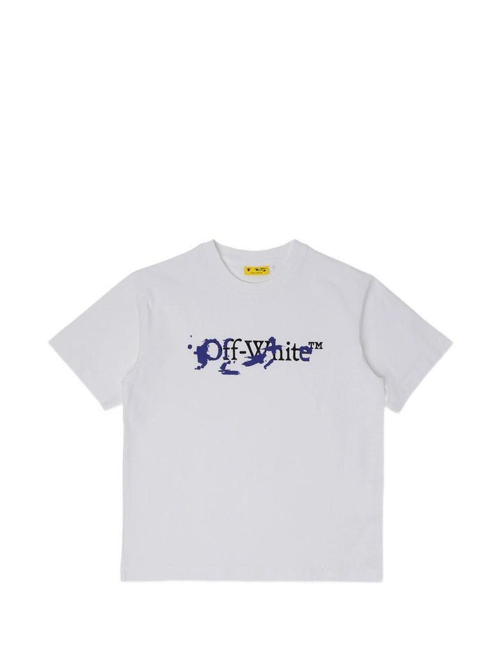 T-shirt bianco per bambino OBAA002S26JER002 1000 Off White Kids 