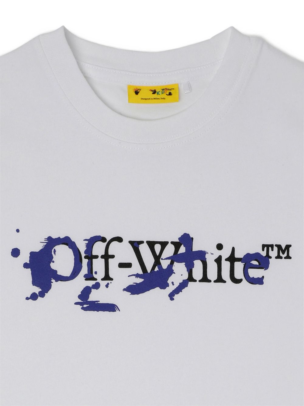T-shirt bianco per bambino OBAA002S26JER002 1000 Off White Kids 