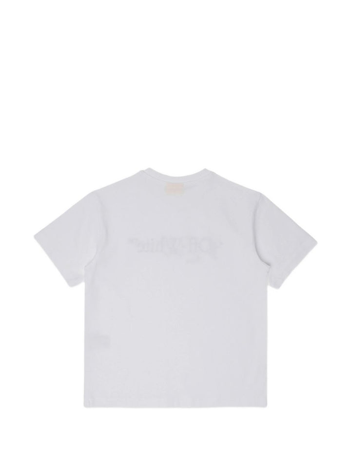 T-shirt bianco per bambino OBAA002S26JER002 1000 Off White Kids 
