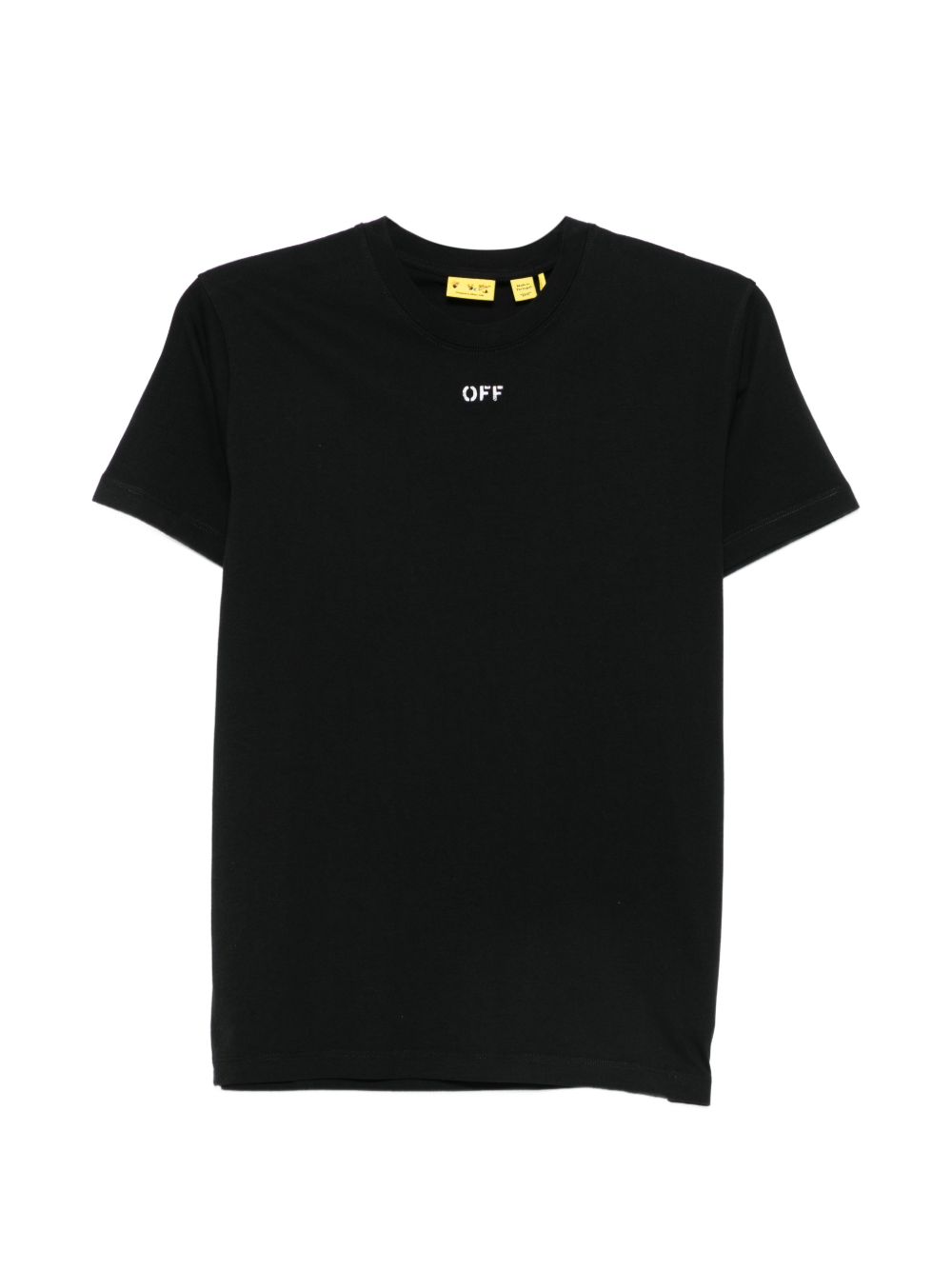 T-shirt nera per bambino OBAA002S26JER006 0001 Off White Kids 