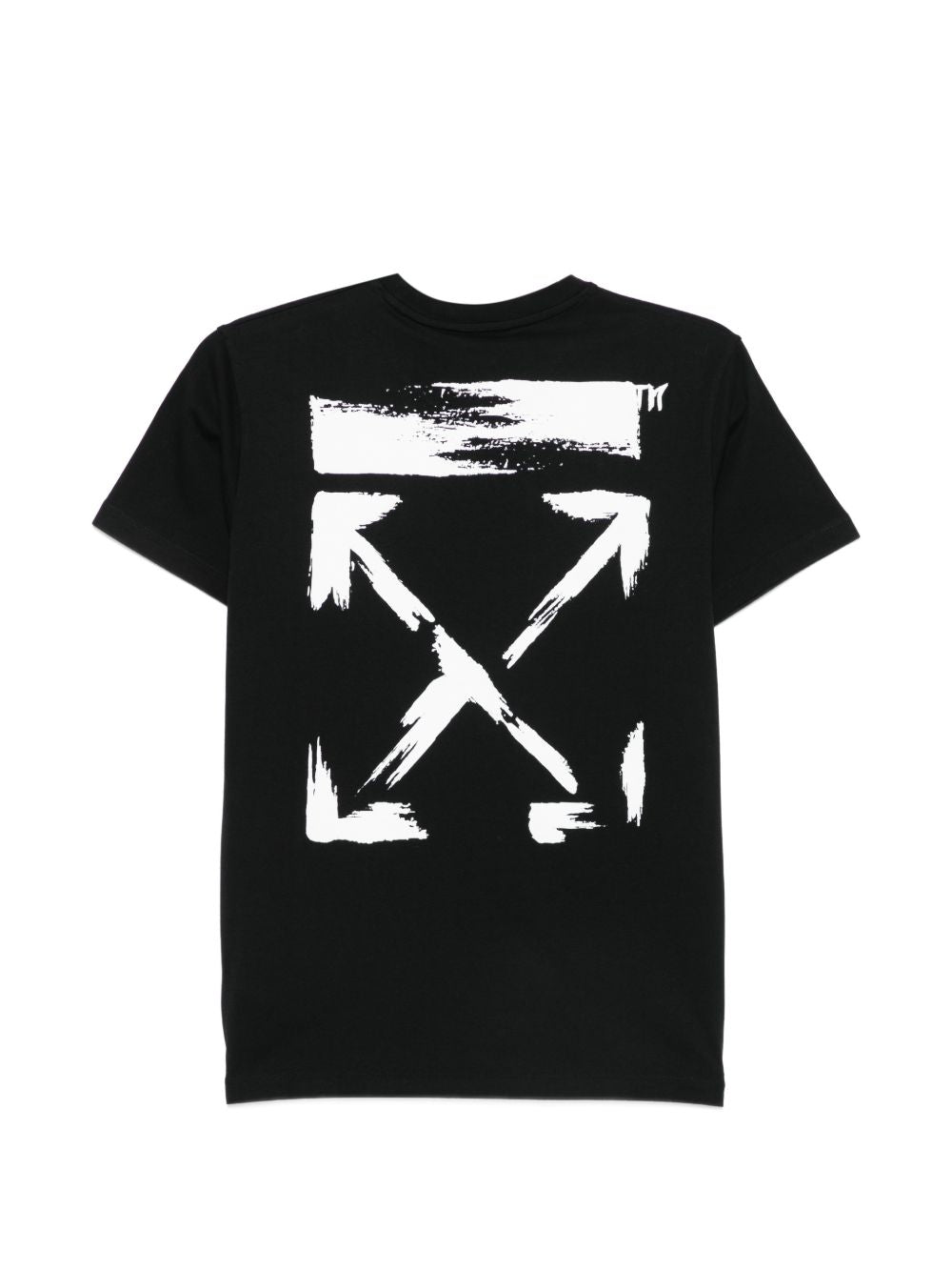 T-shirt nera per bambino OBAA002S26JER006 0001 Off White Kids 