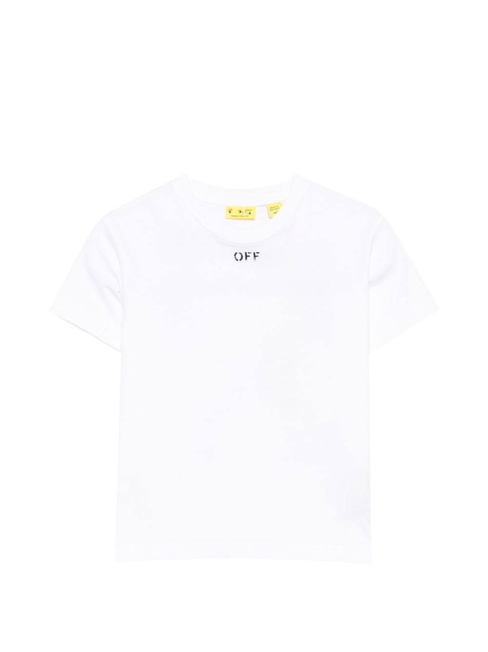 T-shirt bianca per bambino OBAA002S26JER006 1000 Off White Kids 