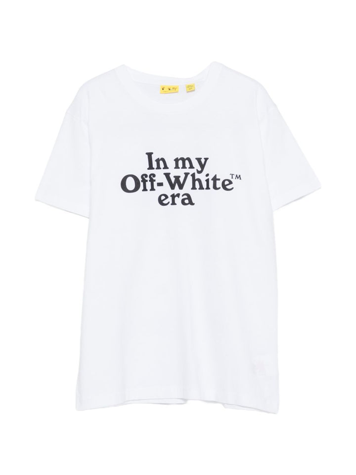 T-shirt bianca per bambino OBAA002S26JER007 1000 Off White Kids 