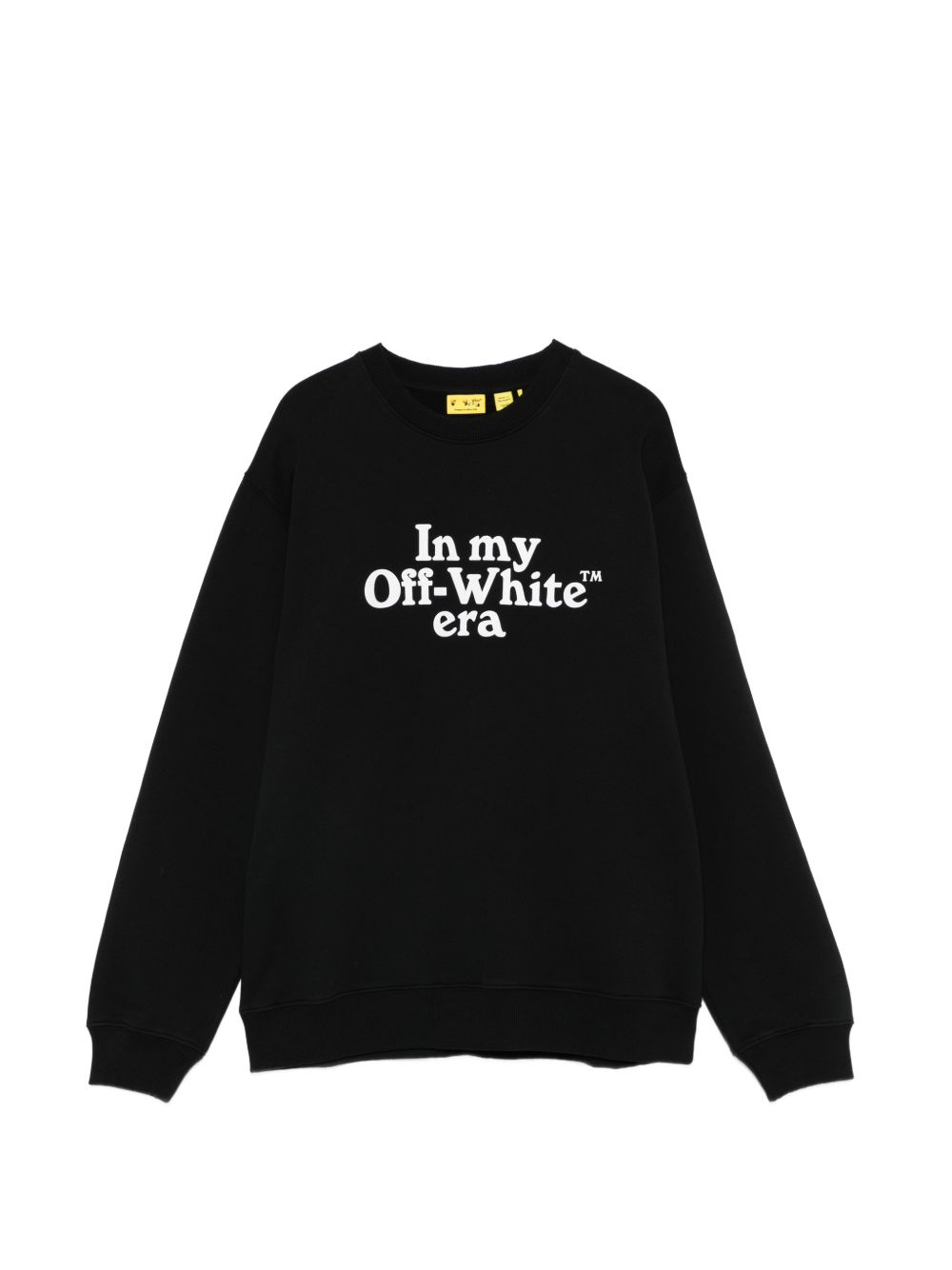 Felpa nera per bambino OBBA001S26FLE006 0001 Off White Kids 