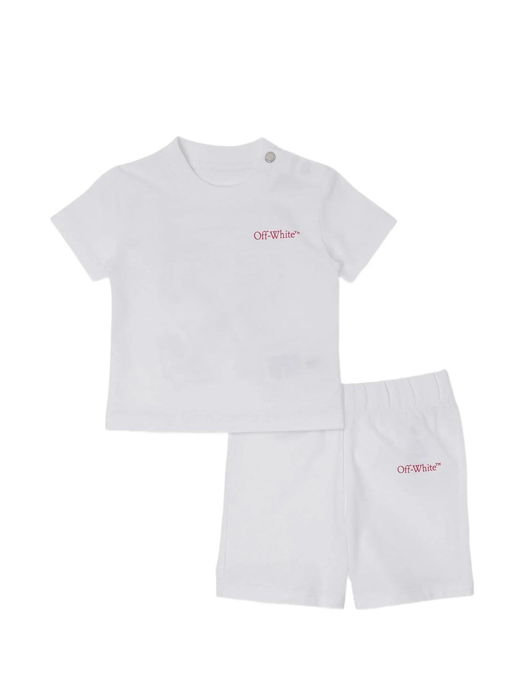 Completo sportivo bianco per neonata OG2X00BS26JER001 1000 Off White Kids 