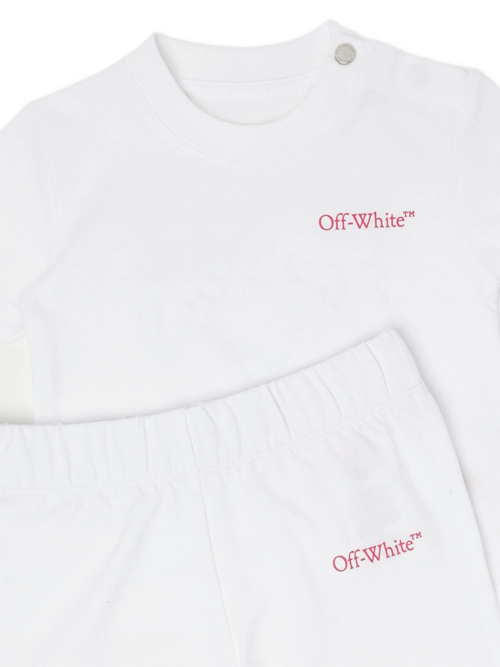 Completo sportivo bianco per neonata OG2X00BS26JER001 1000 Off White Kids 